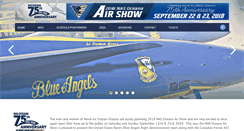 Desktop Screenshot of oceanaairshow.com